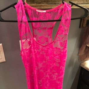 Pink ladies tank top